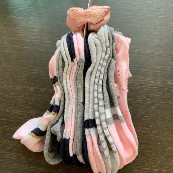 Girl’s Vince Camuto Socks 10 pairs Shoe: 10.5-4 - Picture 1 of 2